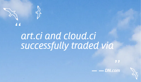 art.ci and cloud.ci Domains Successfully Traded via DN.com