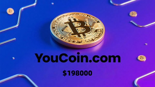 The popular crypto domain name YouCoin.com has been sold for $198,000.