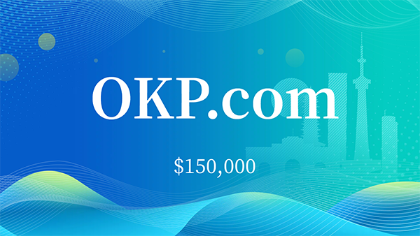 OKP.com以15万美元成交，跻身2025年高价三字母域名行列