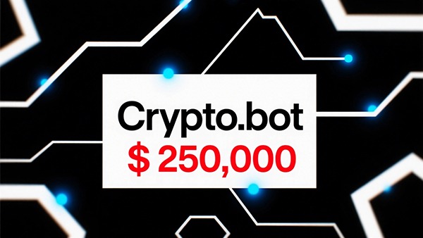 Crypto.bot sold for $250,000, setting a new record for the highest price of the .bot suffix