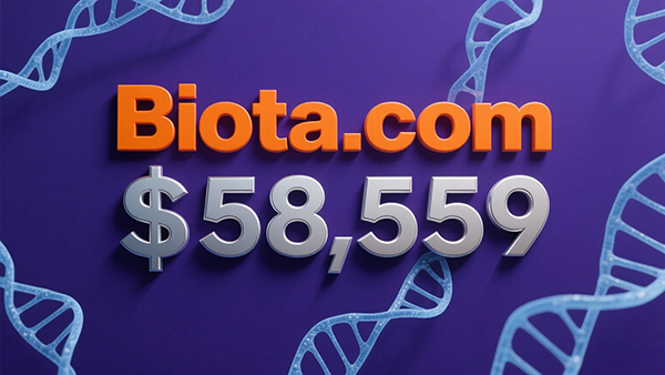 Biota.com sold for $58,559