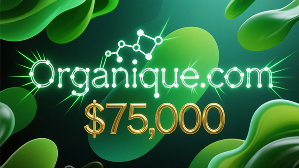 Organique.com sold for $75,000