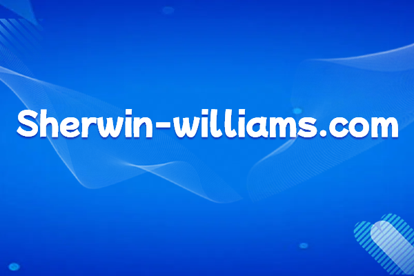 Introduction and official website domain of Sherwin-Williams, an American paint manufacturer