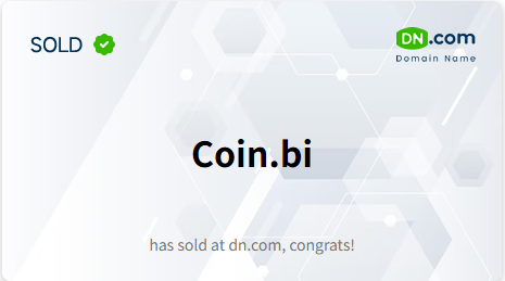 Coin.bi成功通过DN.com易主,买家为Gather歌德