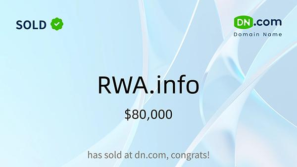RWA.info以8万美元成交