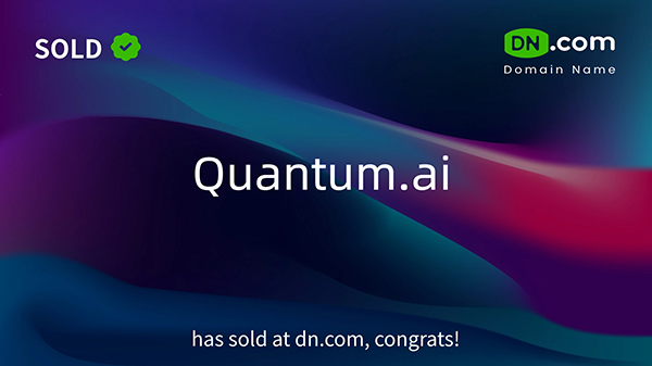 Quantum.ai通过DN.com成交,凸显行业与后缀双重价值