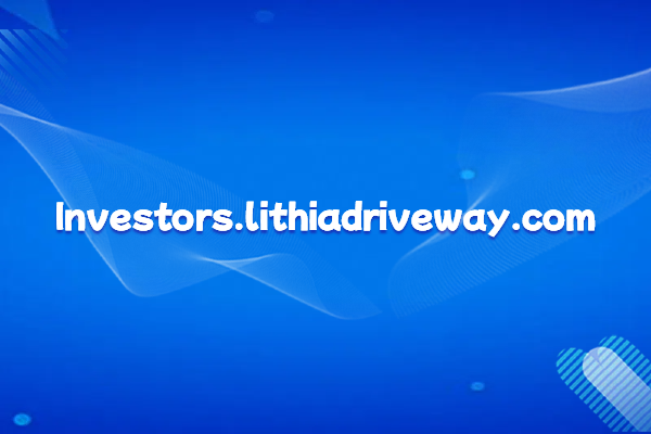 Lithia Motors, a major American automotive retail group, is an introduction and official website domain name.