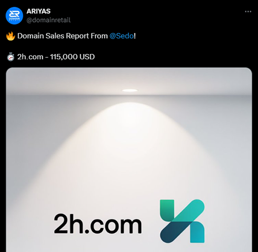 2H.com Sold for $115,000: The Scarcity and Brand Suitability of Short Domains