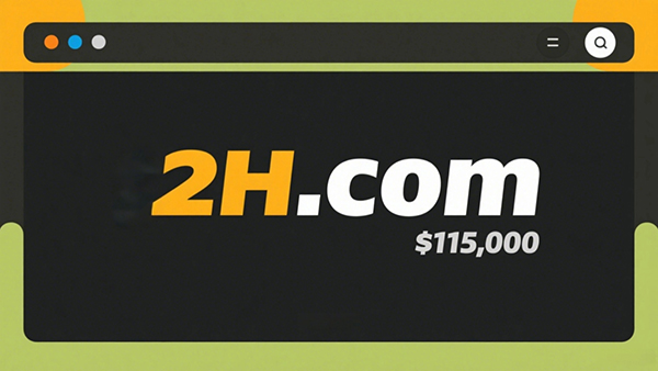 2H.com Sold for $115,000: The Scarcity and Brand Suitability of Short Domains