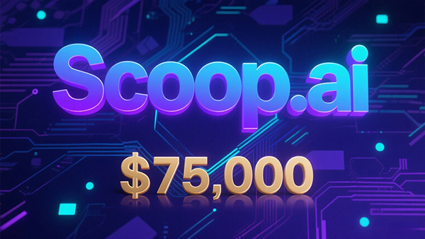 “勺子”也能挖到金矿:Scoop.ai以7.5万美元成交,.AI域名市场再添亮点