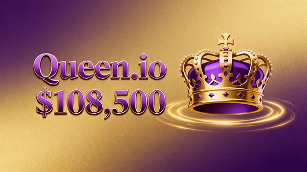 Queen.io以108,500美元易主，跻身.io历史交易纪录前列