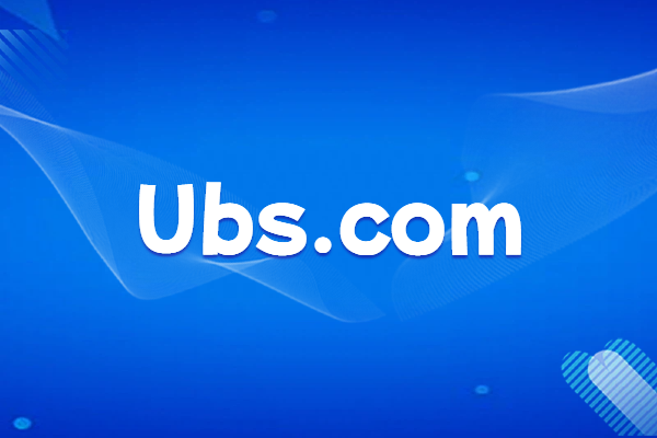 UBS Group introduction and official website domain name
