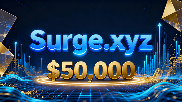 The single-word domain name Surge.xyz sold for $50,000.
