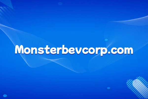 Monster Beverage Official Website Domain and Company Introduction