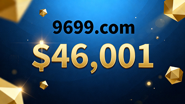 The four-digit domain name 9699.com sold for $46,001.