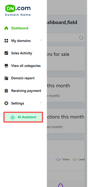 DN.com Domain Name Trading Platform AI Assistant Function Launch Announcement