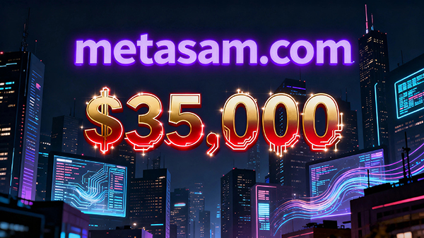 Metasam.com以35,000美元成交,老牌域名蕴含潜在品牌价值