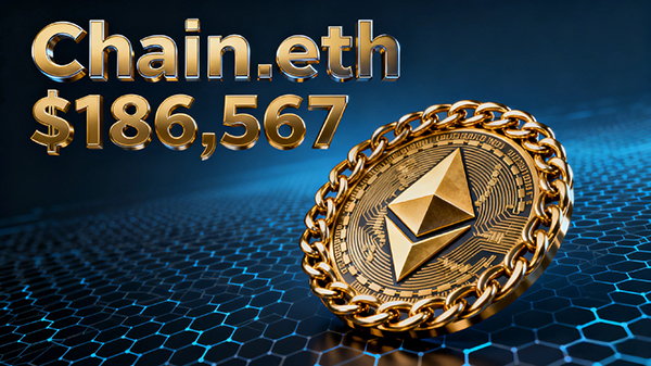 Chain.eth Changes Hands for 60 ETH, Approximately $186,567