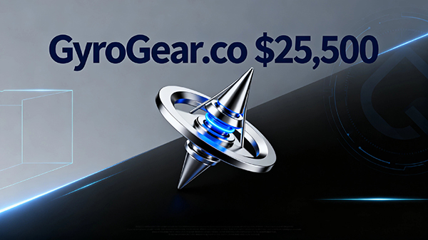 GyroGear.co以25,500美元成交,品牌词组域名受市场关注