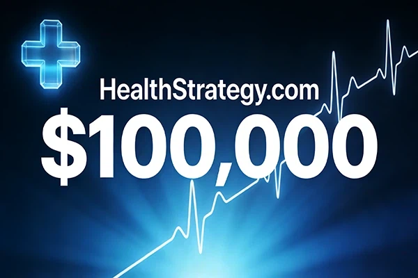 医疗健康赛道再添重磅交易!HealthStrategy.com以10万美元高价成交