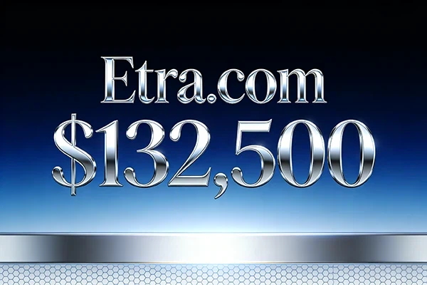 Etra.com以132,500美元成交!短字符.com域名价值再凸显