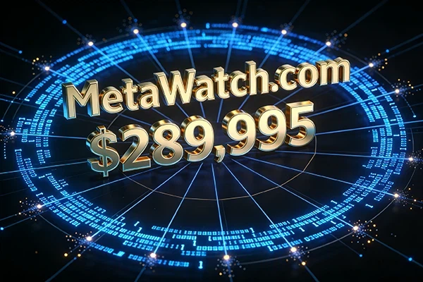 元宇宙 + 智能穿戴双buff！MetaWatch.com高价成交，指引域名布局新方向