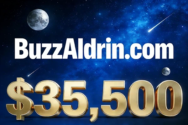 不止名人效应!BuzzAldrin.com35,500美元成交凸显太空域名潜力