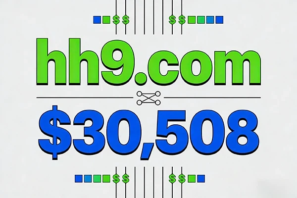 hh9.com sold for $30,508, its cross-scenario potential igniting the domain name market.