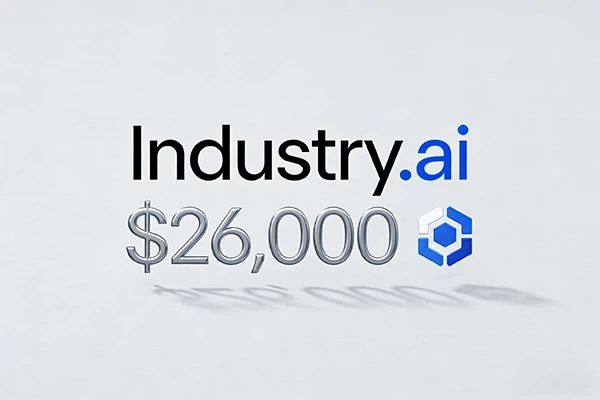 Industry.ai sold for $26,000, further validating the value of AI-focused domain names.