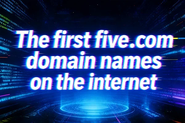 Looking back at the first five .com domains on the internet, the most successful one created a $9.6 billion legend.