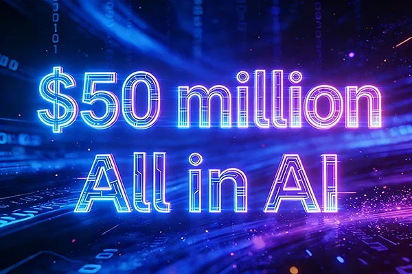 $50 million! DN.com and its investors bet on the global AI startup boom.