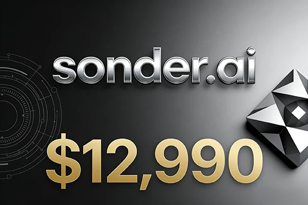 sonder.ai sold for $12,990, making emotion-oriented AI domain names a new favorite in the niche market.