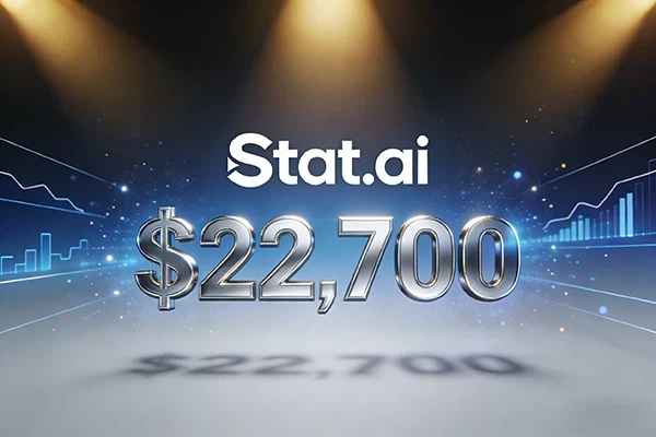 Stat.ai was sold for $22,700, precisely positioning itself in the 