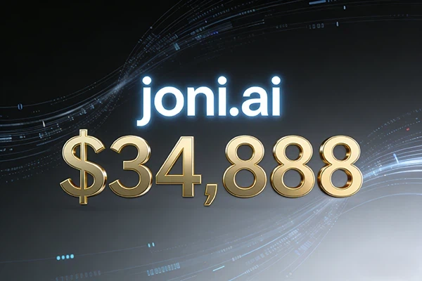 joni.ai 以34,888 美元成交，优质AI域名成海外初创企业优选