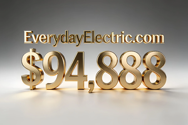 EverydayElectric.com以94,888美元成交，新能源汽车领域精选域名引关注
