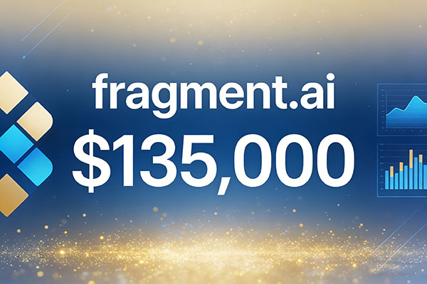 fragment.ai sold for $135,000, once again demonstrating the market's recognition of high-quality AI domain names.