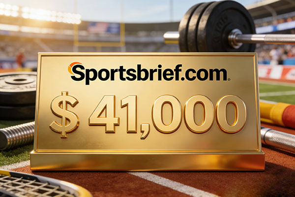 Sportsbrief.com was sold for $41,000, perfectly aligning with the sports information sector.