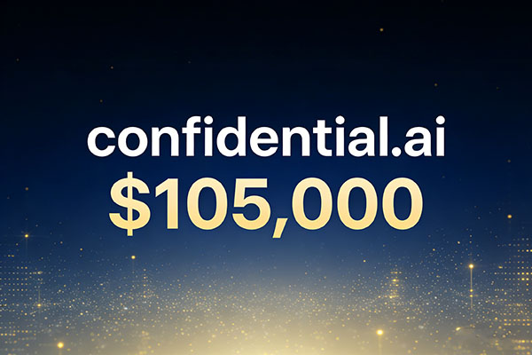 confidential.ai sold for $105,000, highlighting the value of domain names in the privacy AI sector.