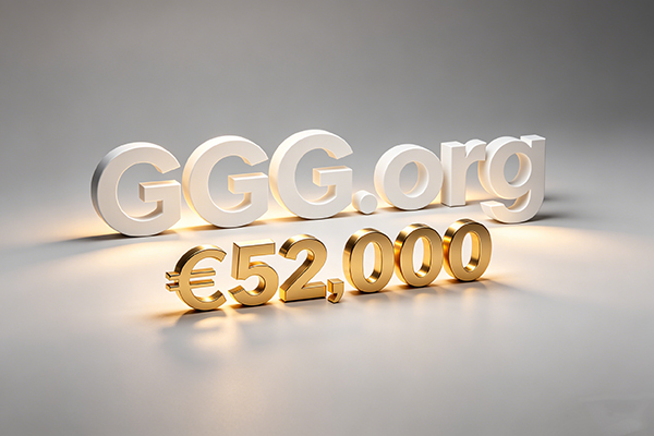 GGG.org sold for €52,000, once again sparking a surge in the value of domain names in the public welfare and environmental protection field.