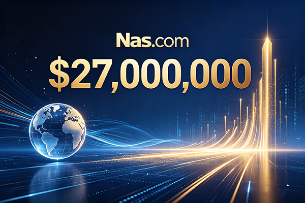 From $1.25 million to $27 million: How Nas.com leveraged a single domain name to drive both capital and brand upgrades.