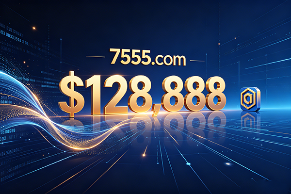 7555.com以$128,888成交，精品四数字域名再迎亮眼交易