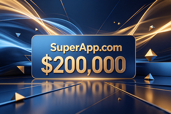 SuperApp.com was sold for a high price of $200,000, accurately positioning itself at the forefront of the global super app ecosystem.