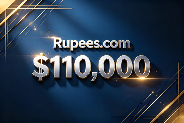 Rupees.com sold for $110,000! Currency-related domains become a new investment hotspot in the financial sector.