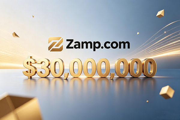 $40,000 leverages $30 million in funding! Zamp.com uses a single domain name to build a strong moat for its brand valuation.