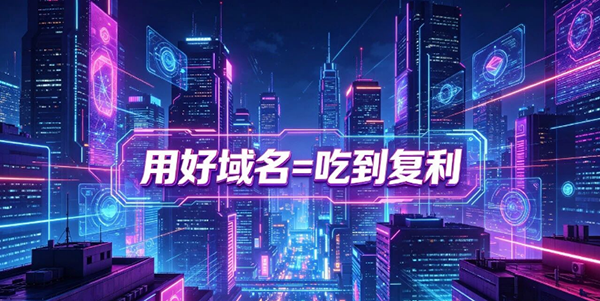 一次投入，终身回报！好域名才是企业的“长期复利资产”