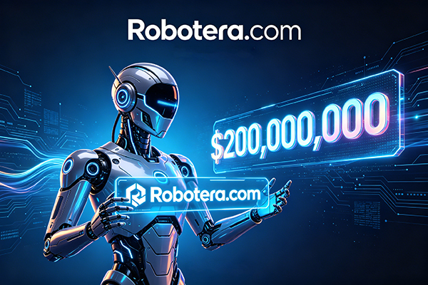 2亿美金砸向Robotera.com！人形机器人赛道，正在用顶级域名定义新王