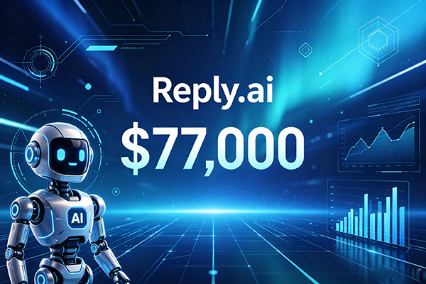 Reply.ai以$77,000成交，.ai域名强势领跑高端科技赛道