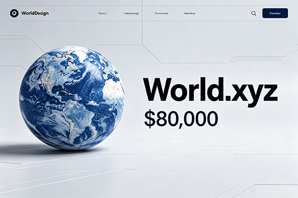 World.xyz sold for $80,000: Five letters make up a 