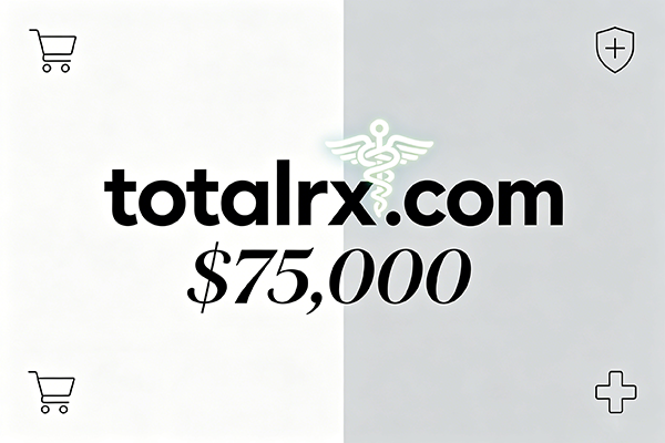 totalrx.com Changes Hands for $75,000, Highlighting the Value of Premium Domains in the Healthcare Sector