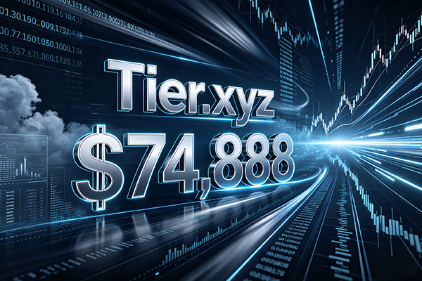 Tier.xyz以$74,888成交，跻身2026上半年超5万美金 + 精品.xyz域名榜单